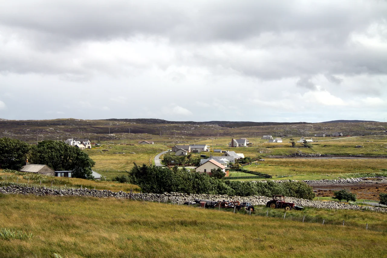 Stone cyrcle Callanish Stones near Callanish village, Isle of Lewis, Outher Hebrids, Scotland