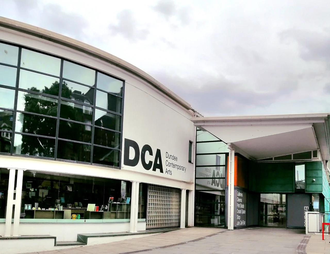 The facade of the Dundee Contemporary Arts, pictured in 2021.
