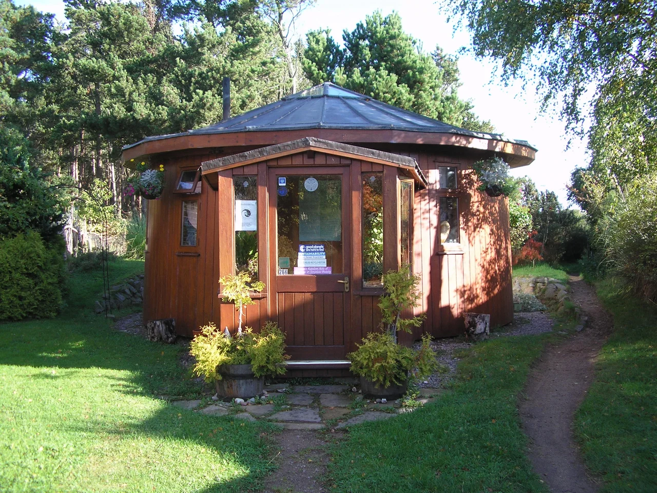A Barrel House — the first new dwelling to be created at Findhorn Ecovillage.