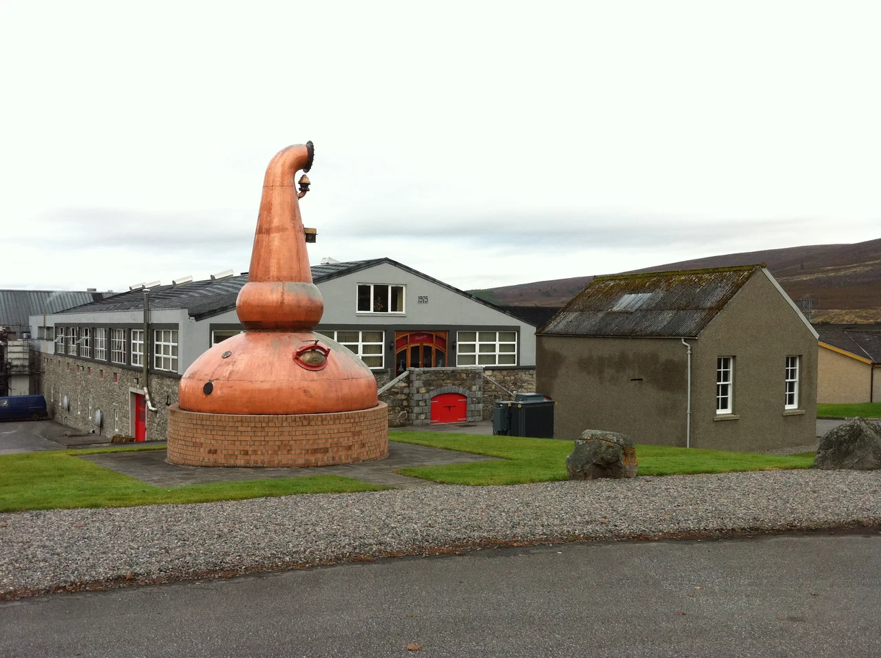 Copper still at Glenfarclas distillery