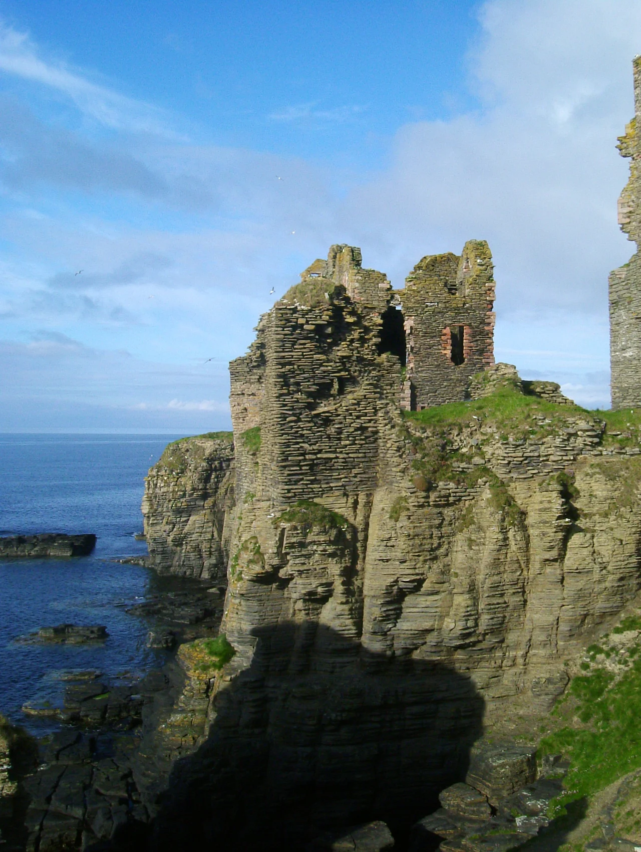 Castle Girnigoe Sinclair am Sinclair's Bay