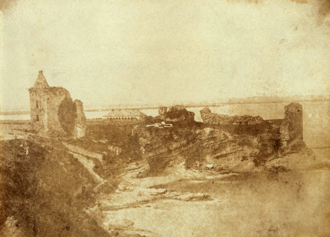 Print of St. Andrews Castle in Fife, Scotland. From J. Paul Getty Museum.