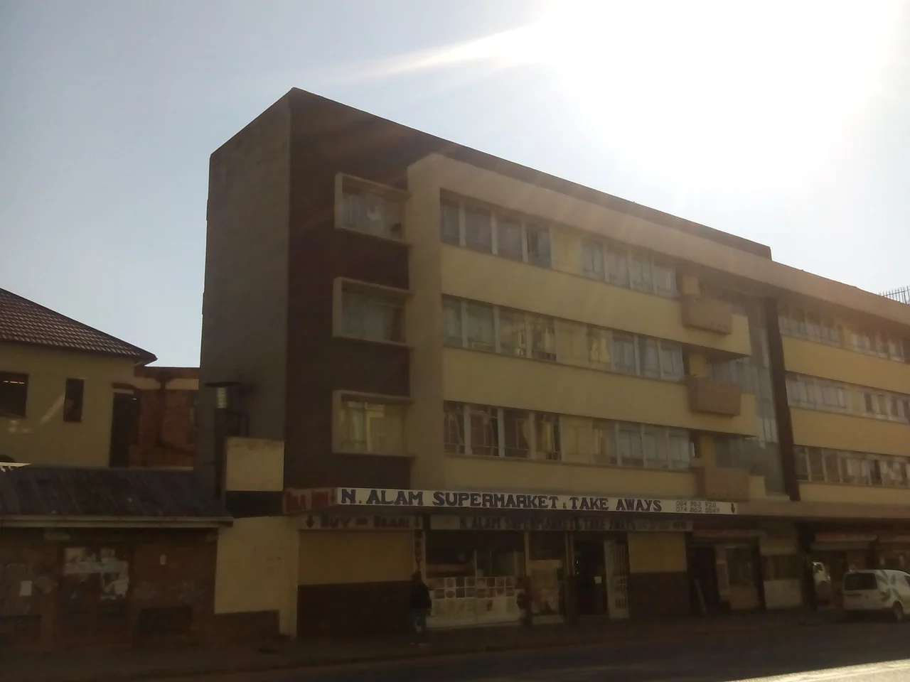 This is the Dorkay House in Johannesburg eloff street where musicians such as Miriam Makeba and Hugh Masekela used to rehearse