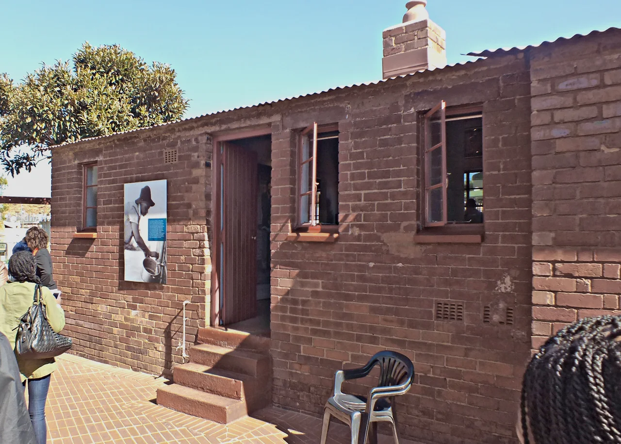 The Mandela House, located in the township of Soweto in Johannesburg, South Africa, is the former home of former South African president and his wife, Nelson Mandela and Winnie Mandela. This was the home for Nelson Mandela before his 27-year imprisonment, and his home immediately after being released from prison. The home is now a museum.