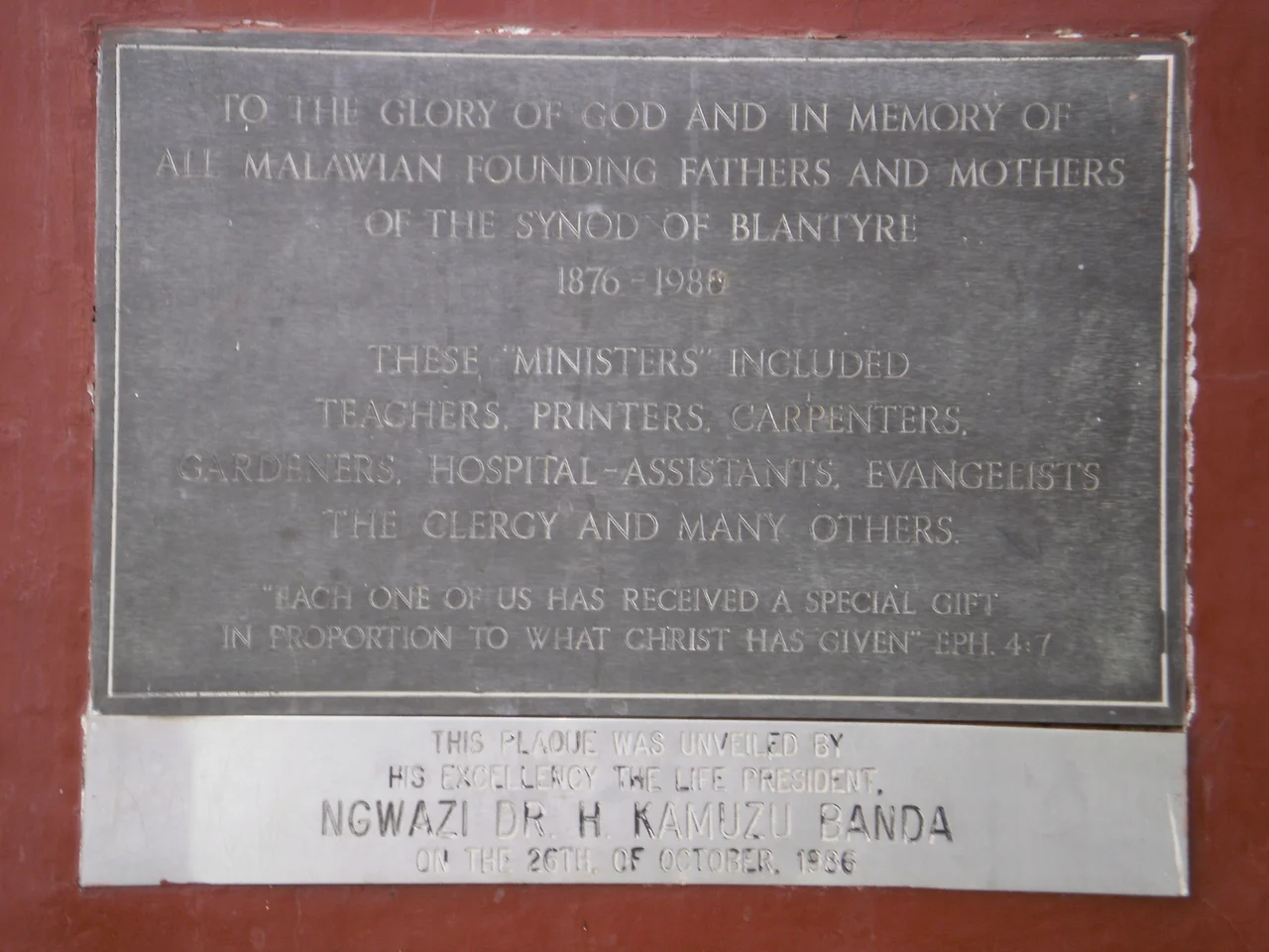 Photo of St Michael and All Angels Church in Blantyre, Malawi