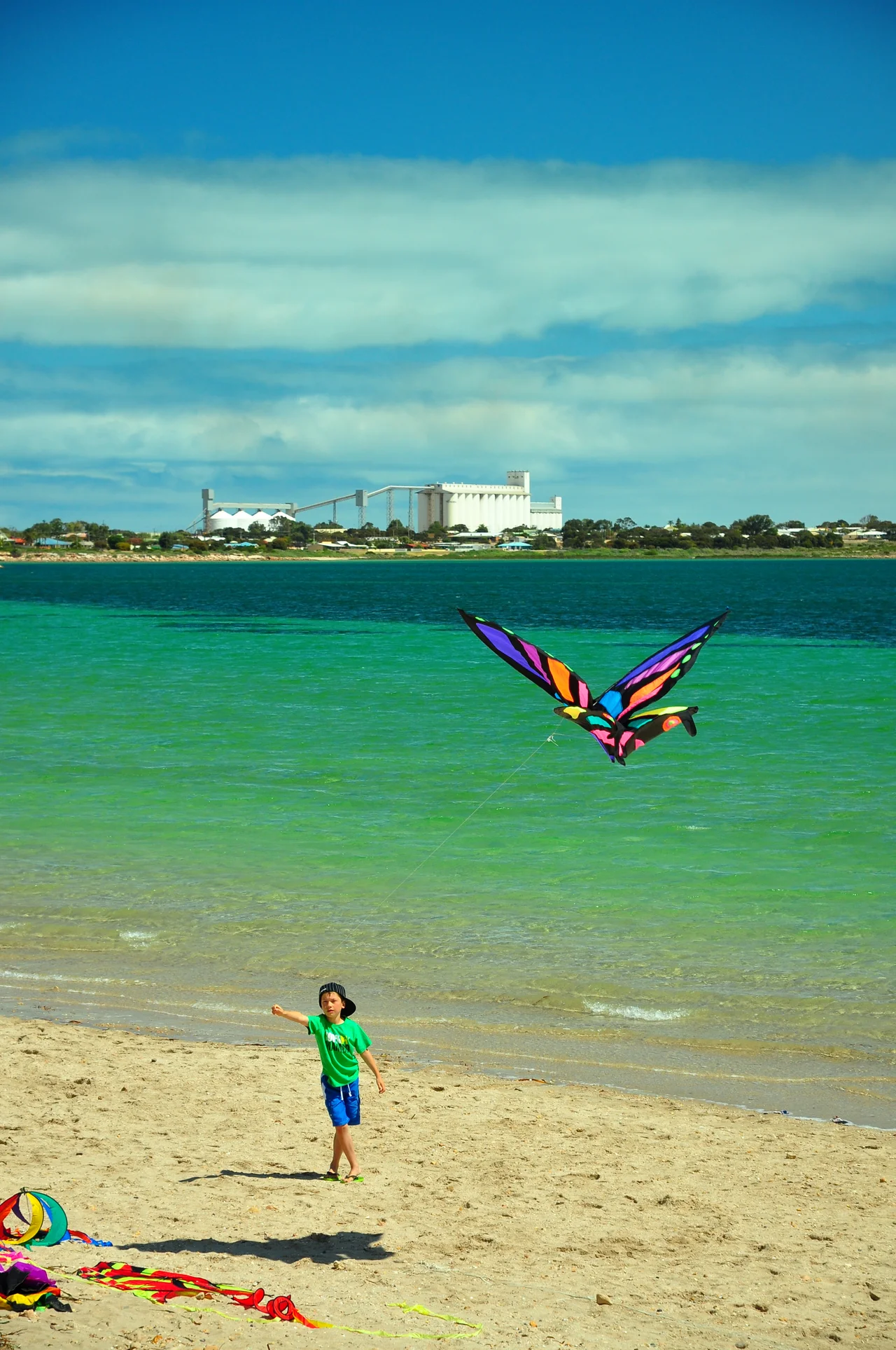 Murat Bay in Ceduna looking over to Thevenard during Oysterfest 2012