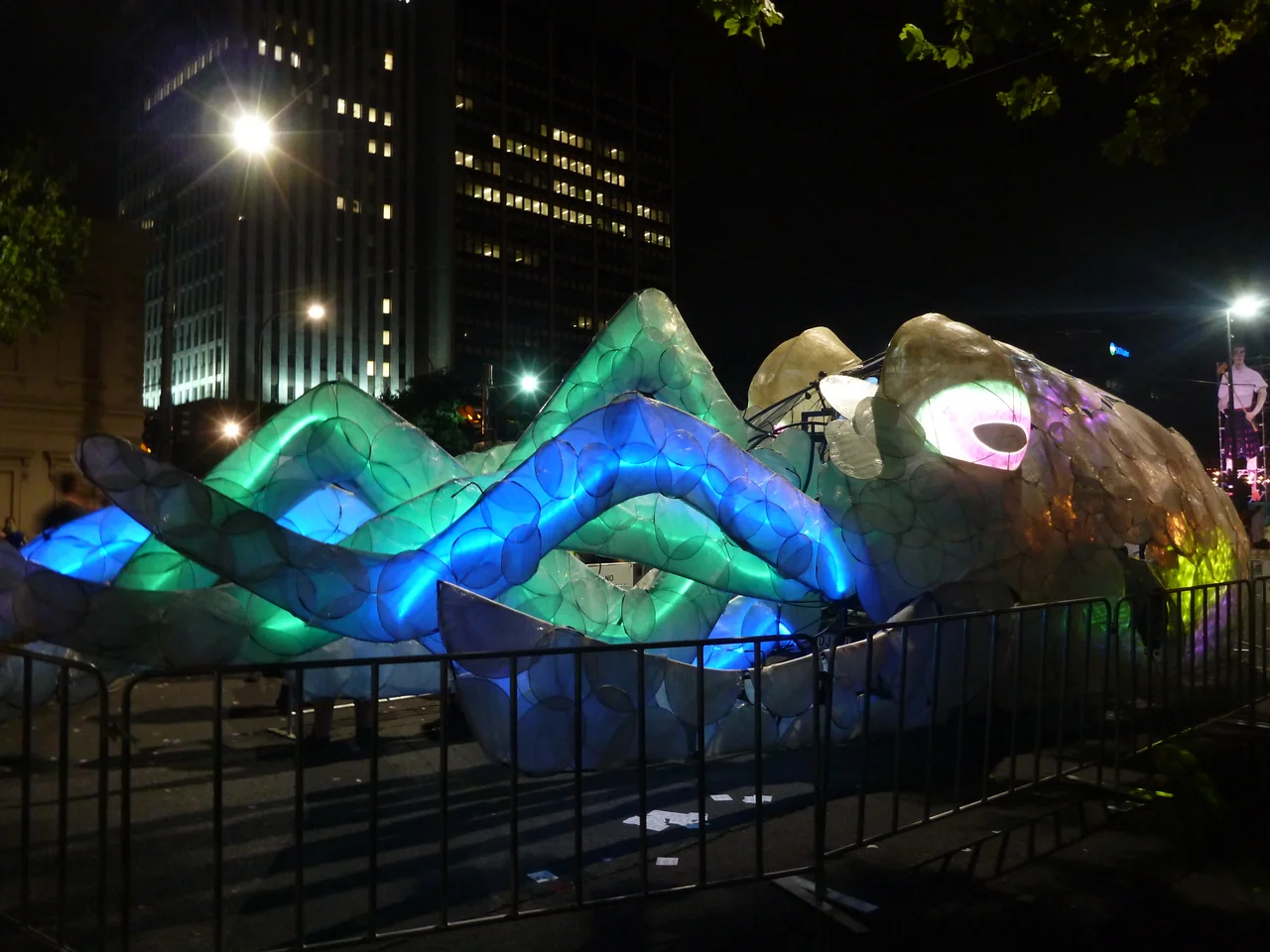 Disco Cuttlefish after Adelaide Fringe Festival Parade 2014