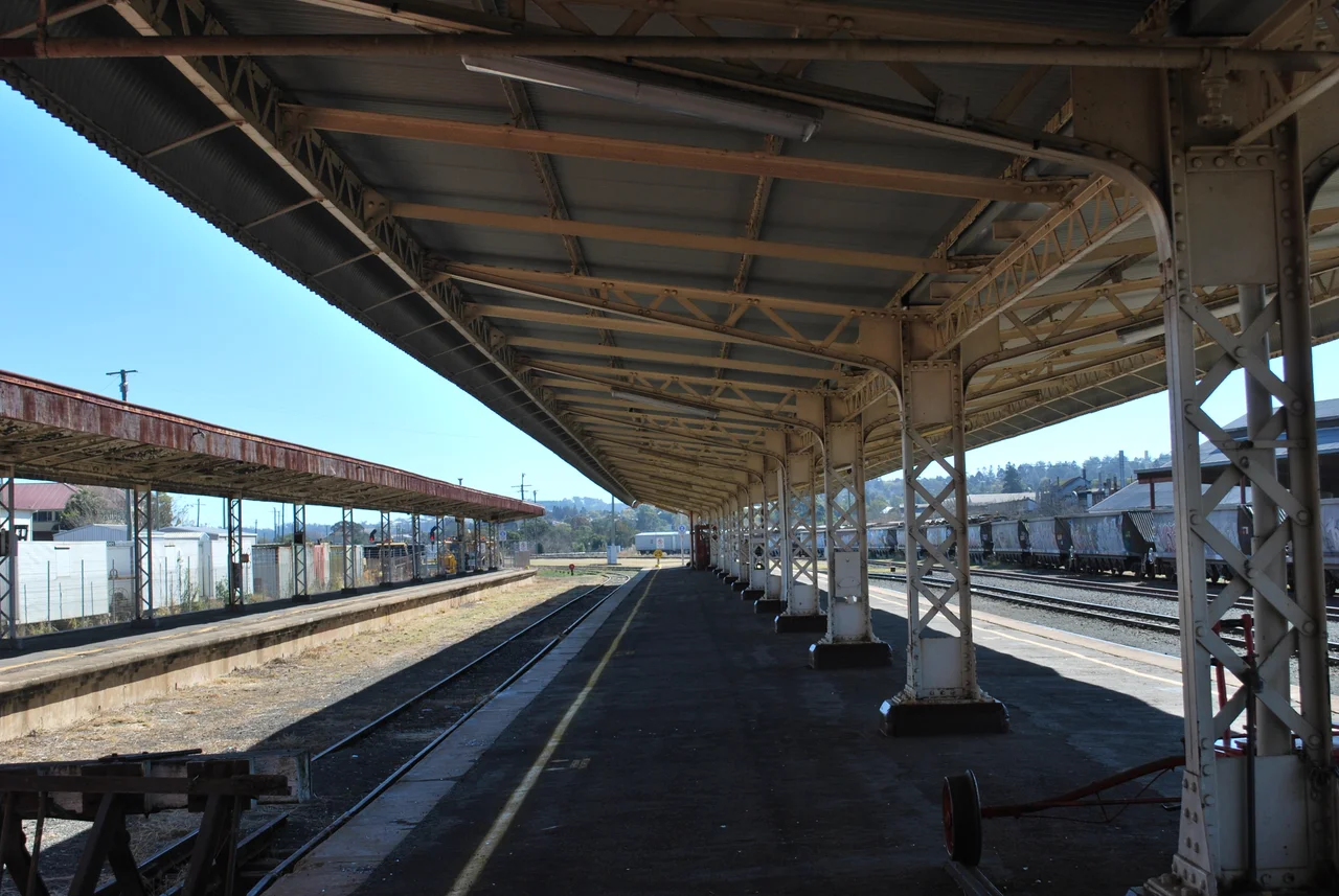 Toowoomba station on the western line.