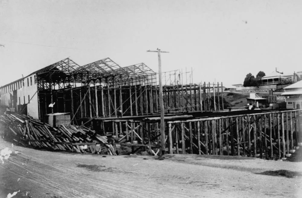 Construction of the Paddington tram depot