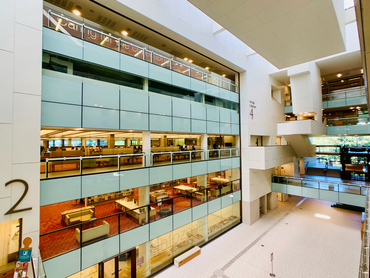 Atrium in State Library of Queensland