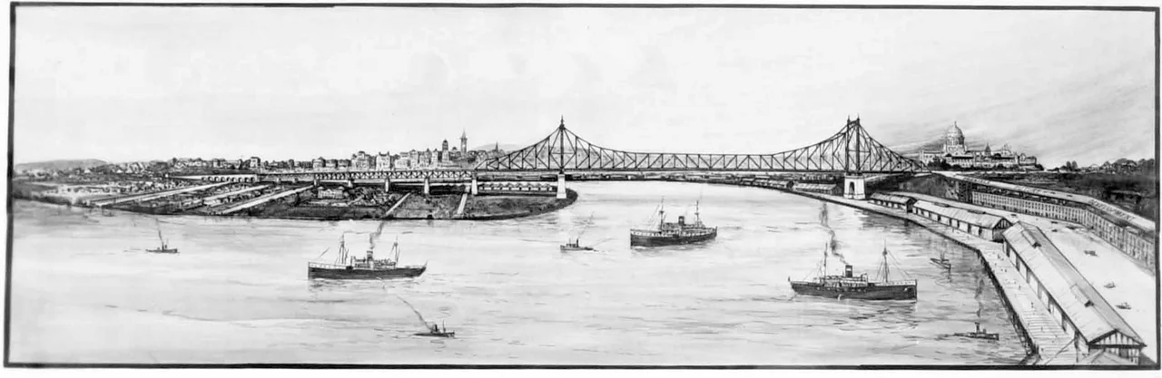 Plans for the Brisbane River Bridge (later named Story Bridge), circa 1934