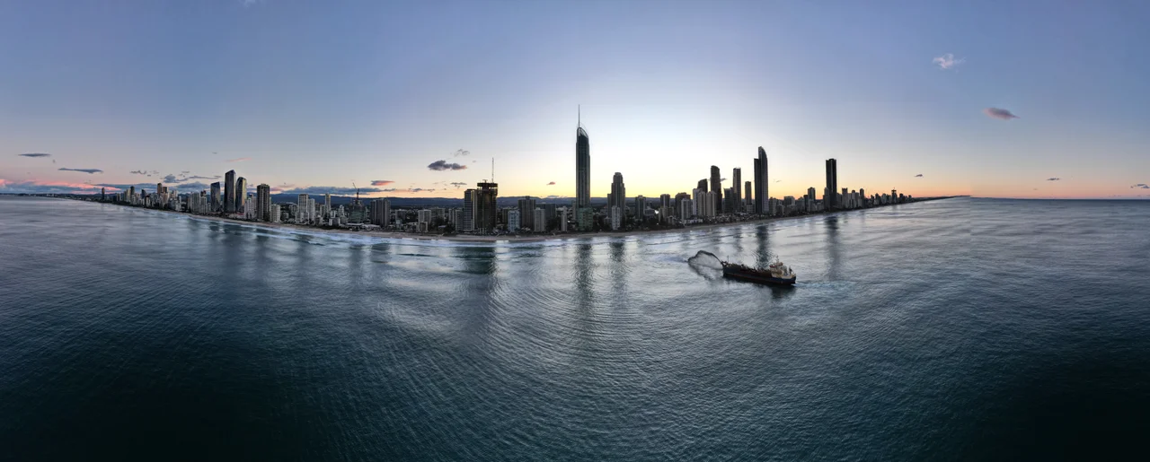 Skyline of Surfers Paradise, Gold Coast.