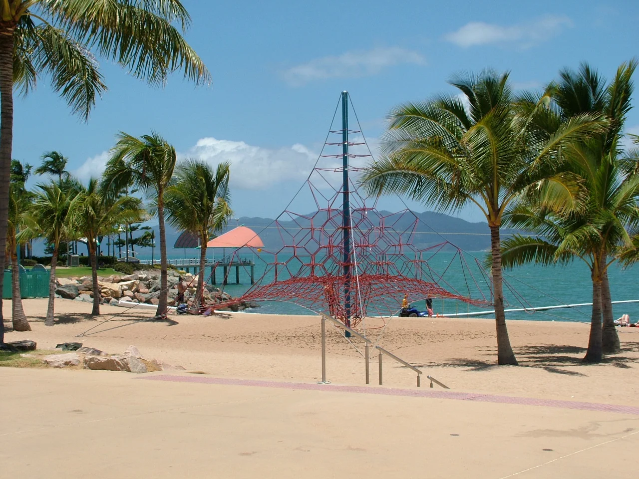 Author: WikiTownsvillian
Contributor: WikiTownsvillian

Space Net or Spider Web on The Strand, Townsville, Australia