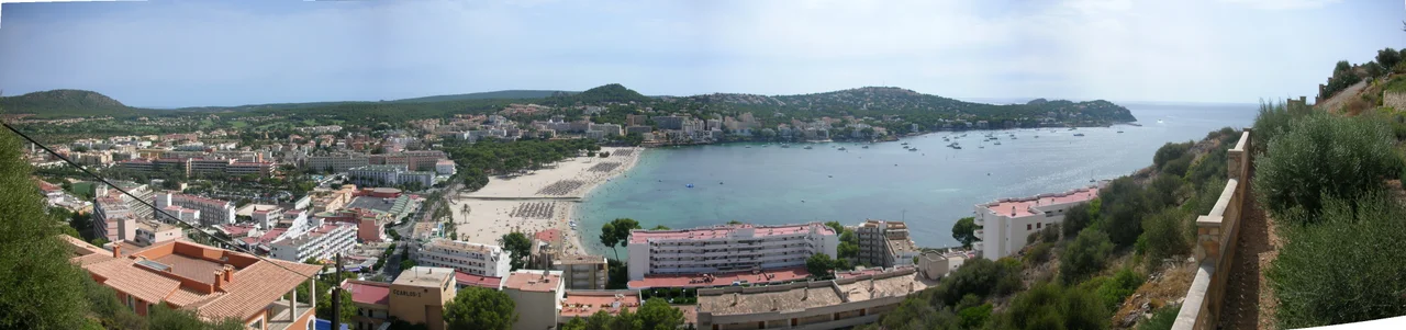Panorama of Santa Ponsa, Mallorca