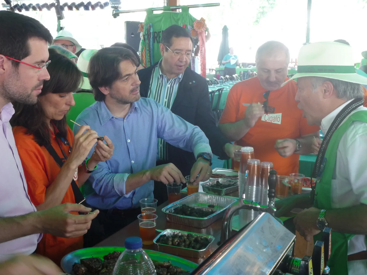 Oriol Pujol a l'Aplec del Cargol a Lleida.