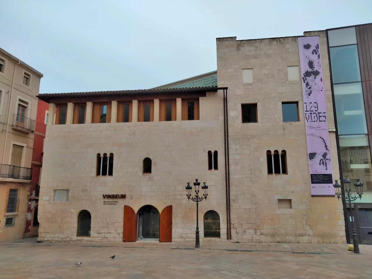 Vinseum, antic Palau Reial, pl. Jaume I, 1-3 (Vilafranca del Penedès)