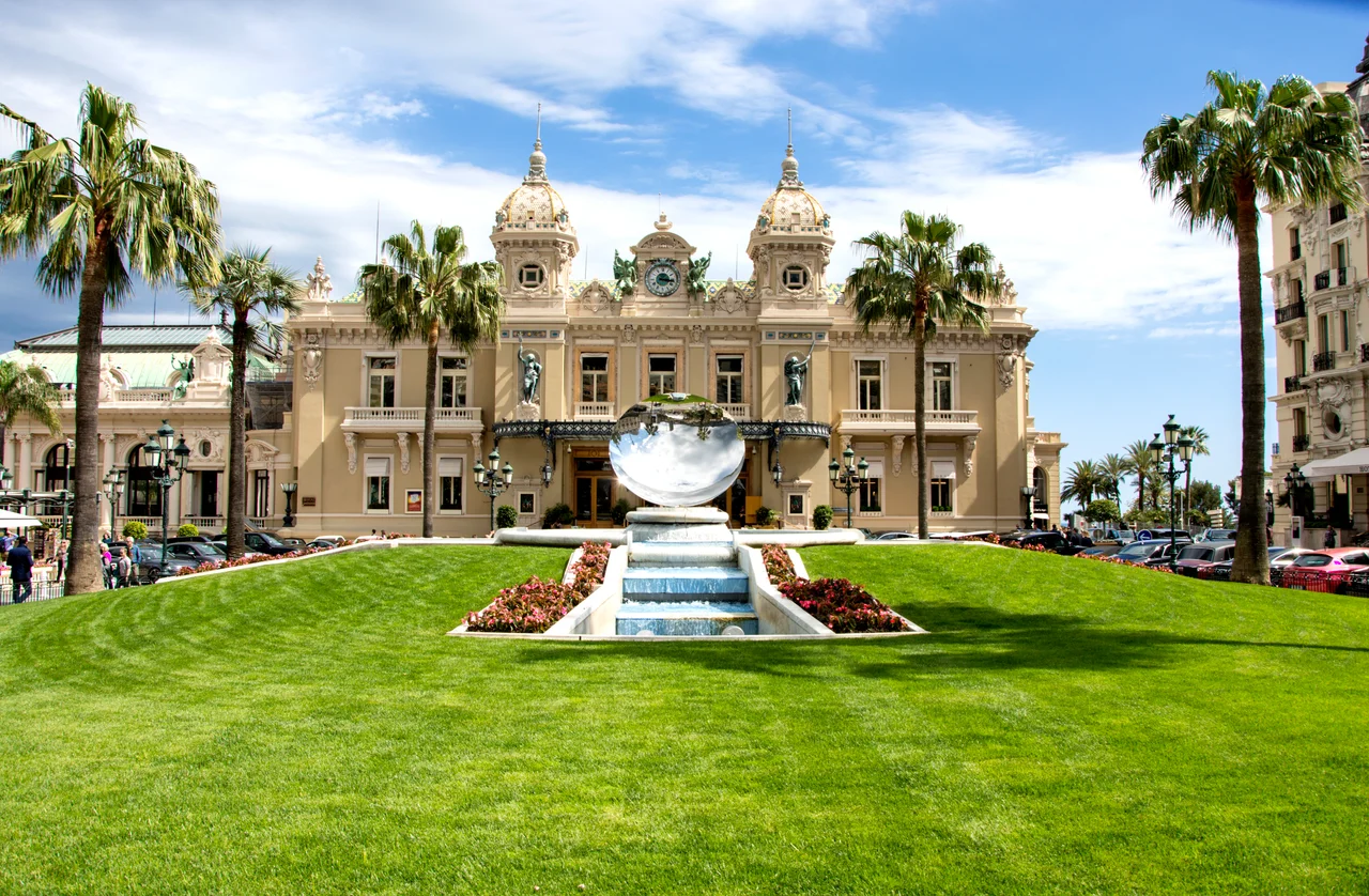 The Monte Carlo Opera House, designed by Charles Garnier.