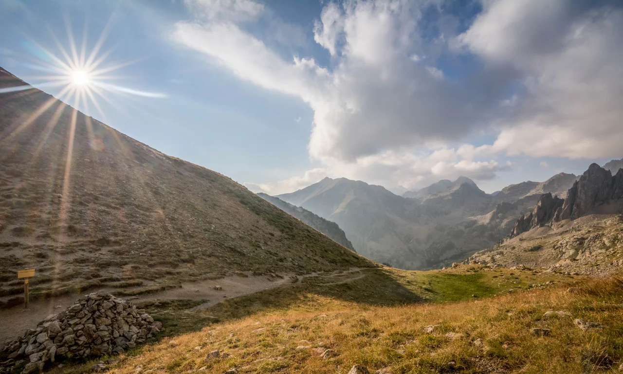 Cette photo a été prise dans le Parc Naturel Régional du Mercantour au niveau de la Baisse des Cinq Lacs.