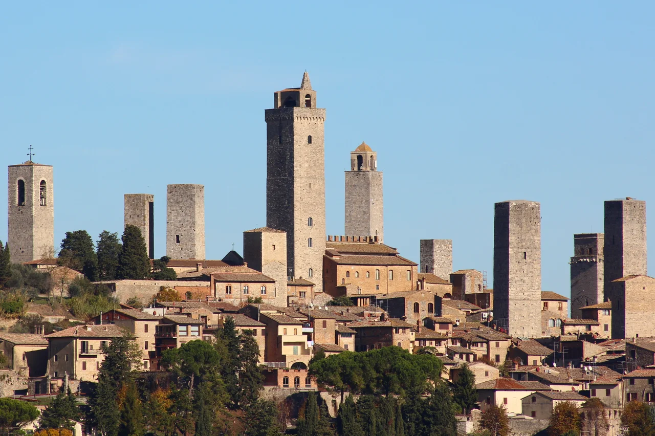 Panorama of San Gimignano, Province of Siena, Tuscany, Italy