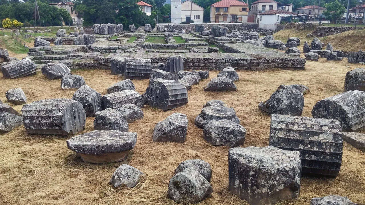 Archaeological site of the Temple of Athena Alea at Tegea (2017)