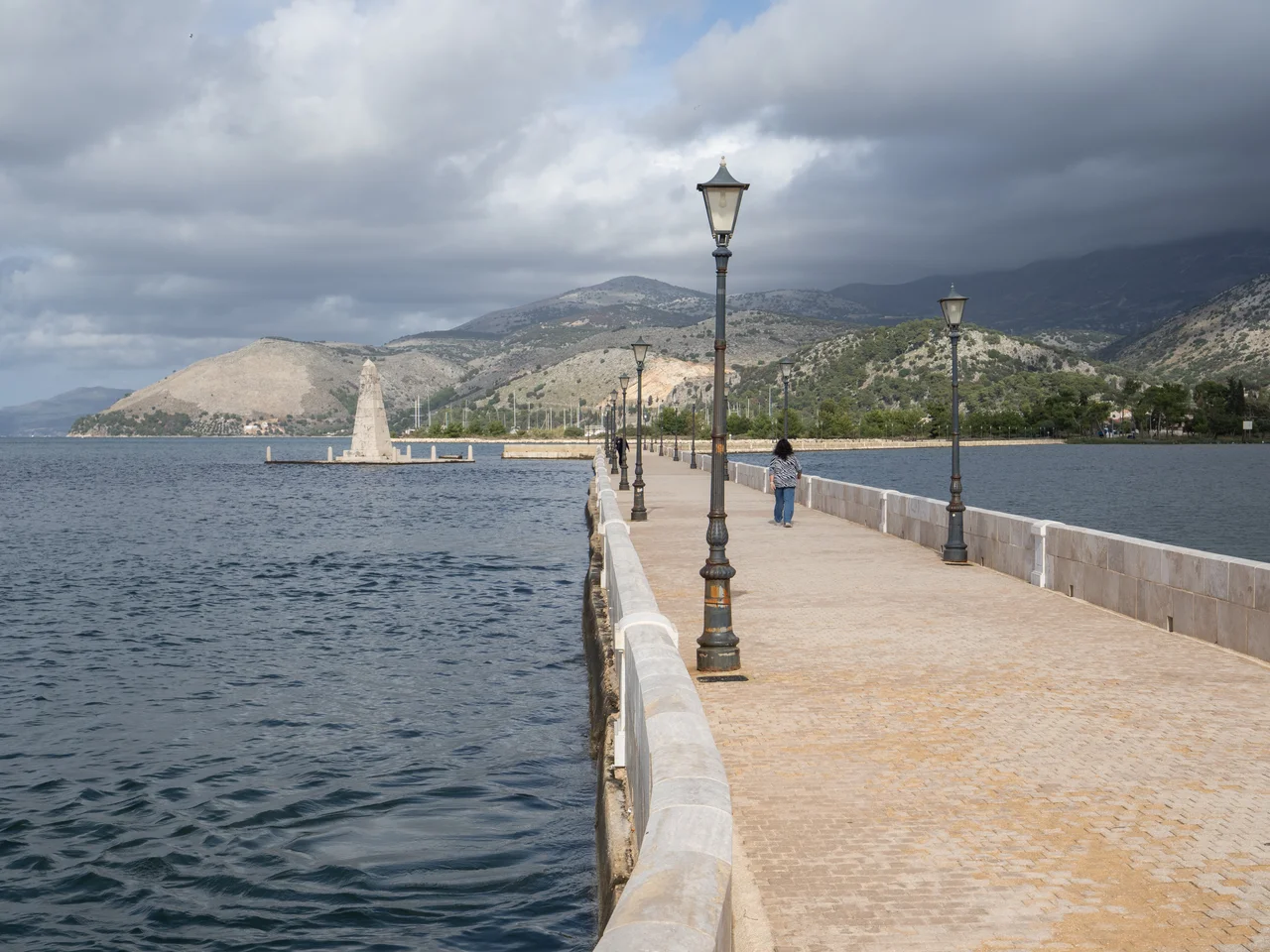 The monument for the British Administration in Argostoli.