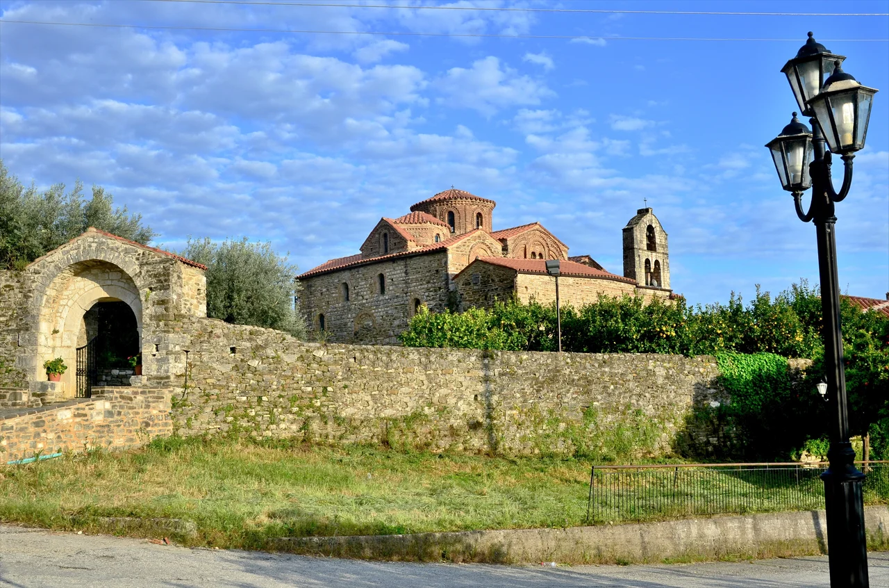 Vlacherna Monastery in Arta, Greece.