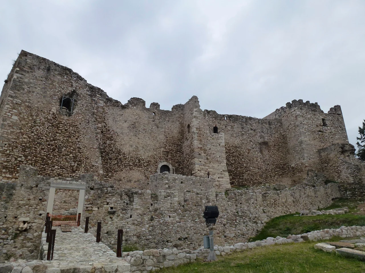 Patras' castle. The picture was taken some metres away from the main entrance.