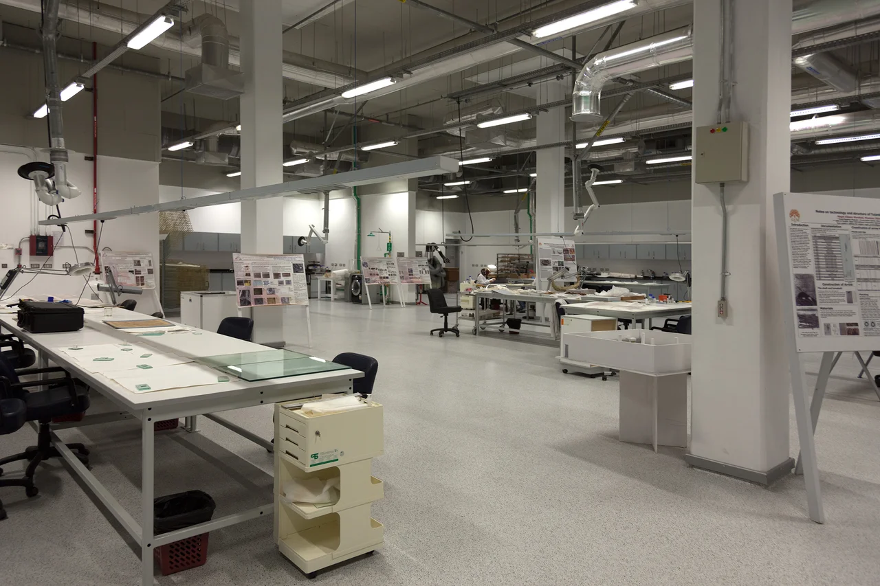 Laboratory in the Conservation Center of the Grand Egyptian Museum
