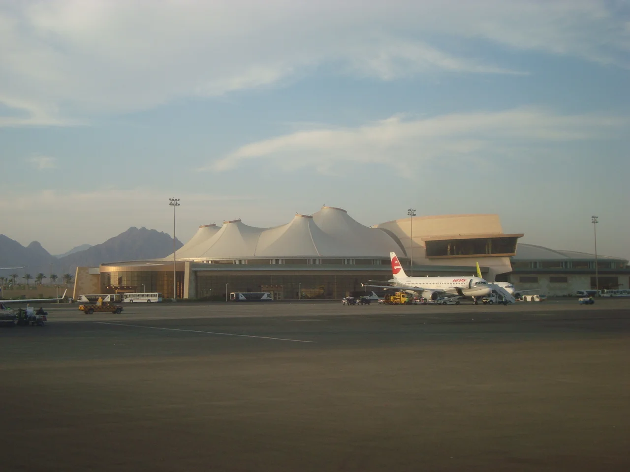 Airport at m. Sharm el-Sheikh, Egypt