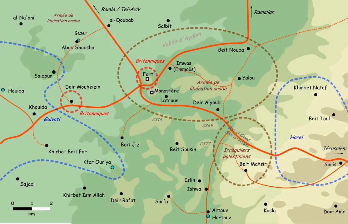 Latrun area (10 may 1948).