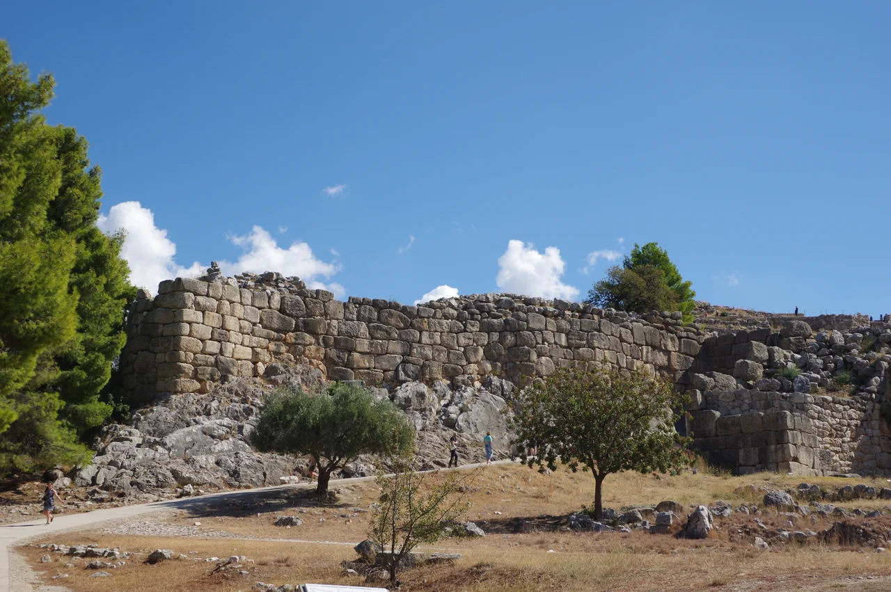 Path up to the Lion Gate, Mycenae