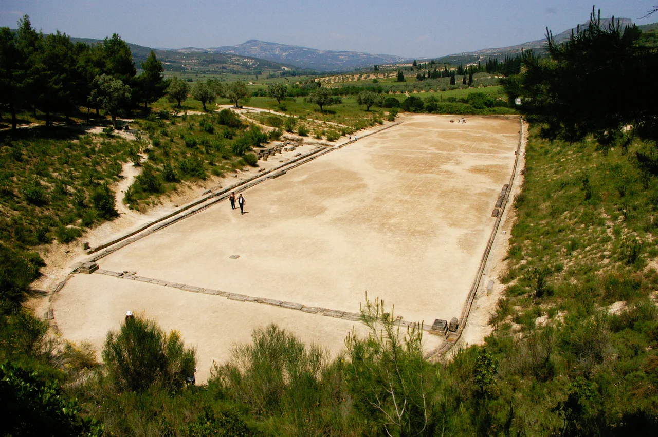The stadion of ancient Nemea.