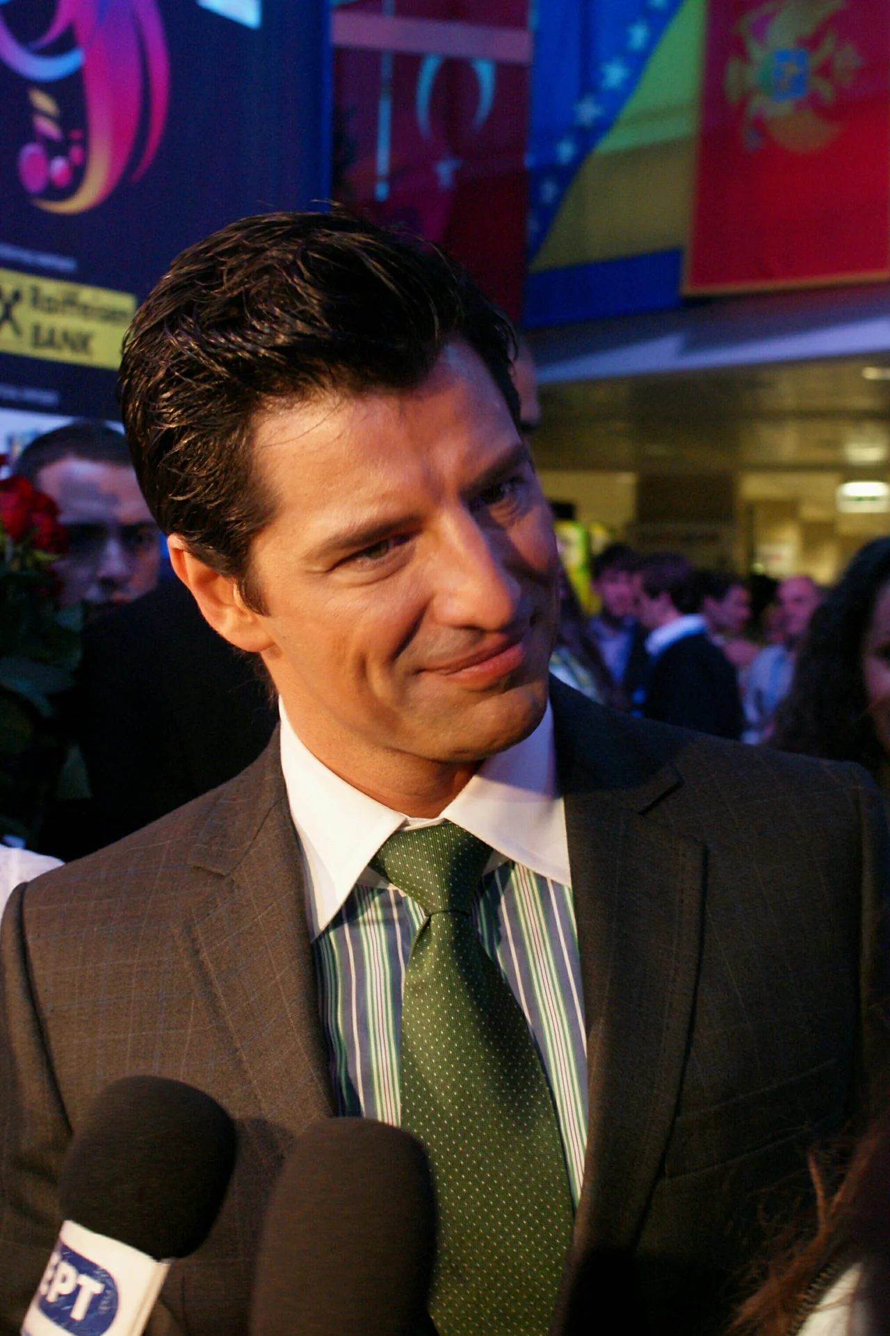 Sakis Rouvas in an interview with ERT