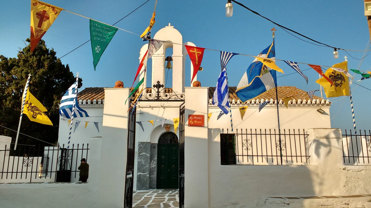 Agios Minas Church, Dryopida, Kythnos