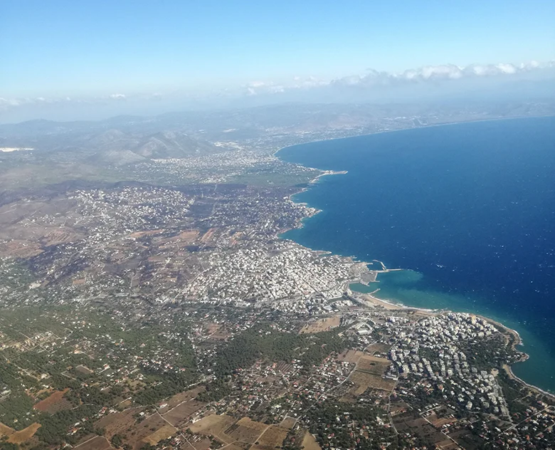 Ραφήνα, Μάτι και Νέος Βουντζάς τον Αύγουστο του 2018.