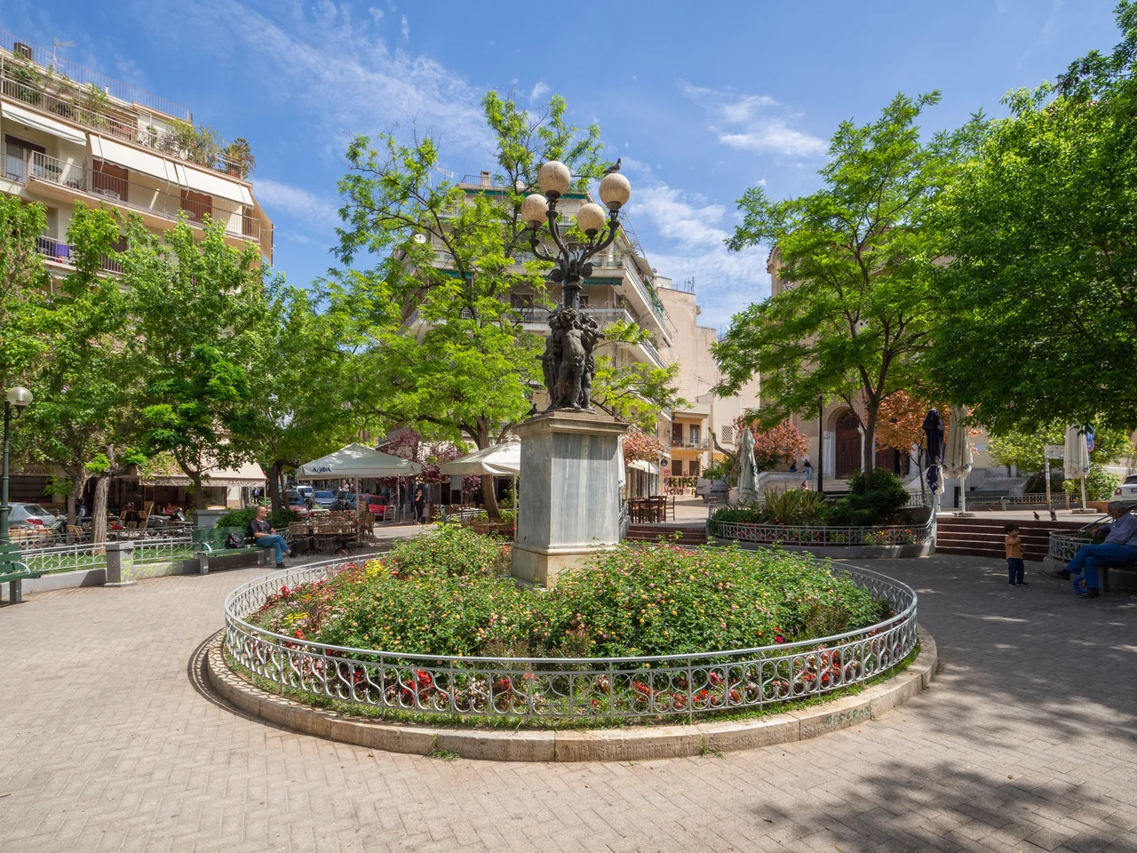 Agiou Georgiou square, Kypseli, Athens.