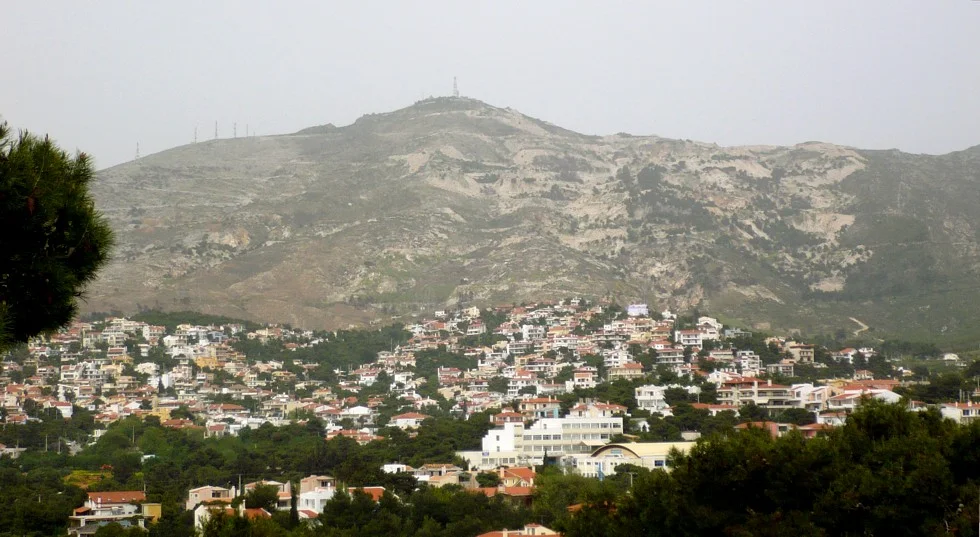 The above picture depicts the city of Nea Penteli.