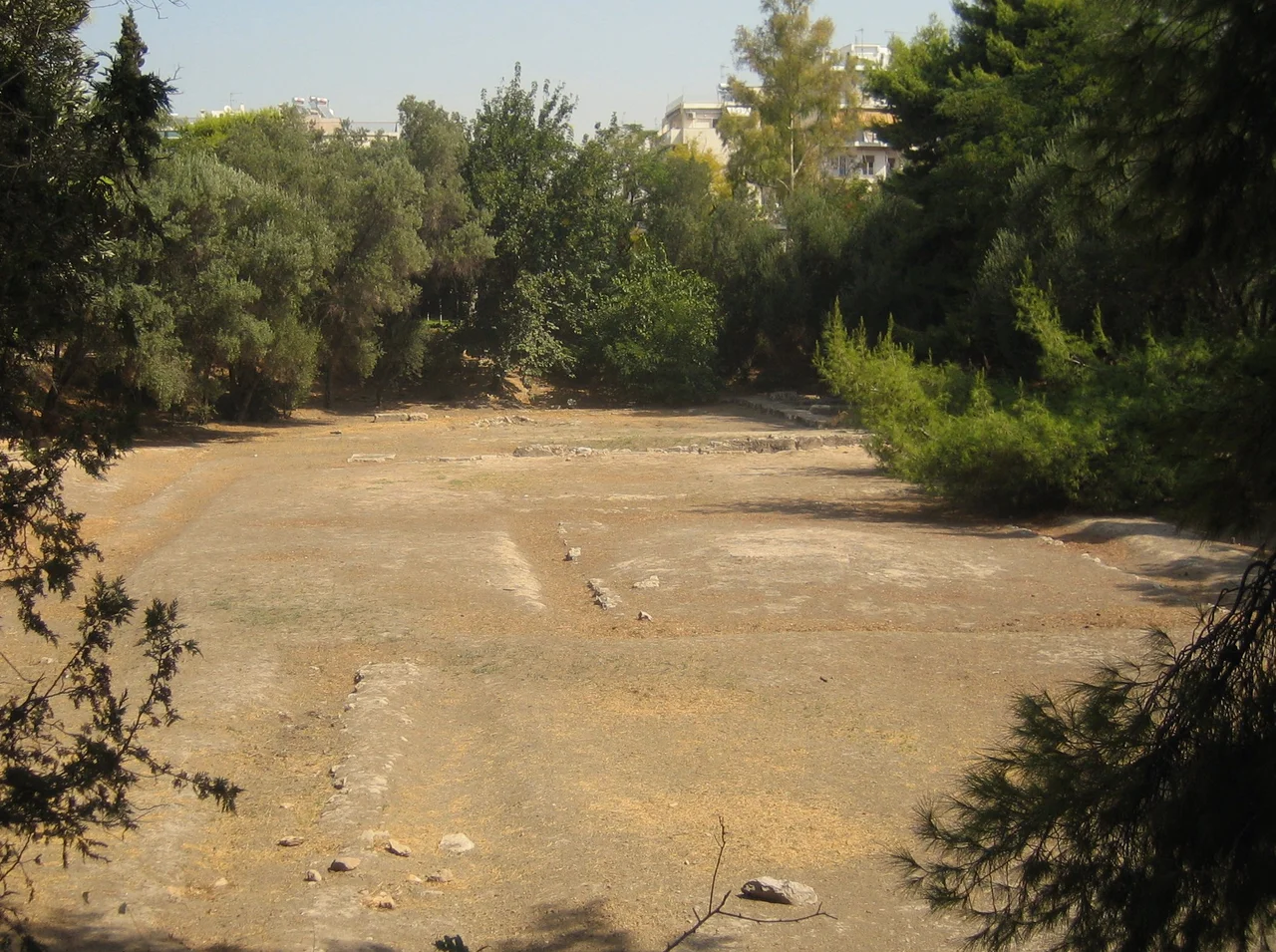 Plato's Academy Archaeological Site in Akadimia Platonos subdivision of Athens, Greece.