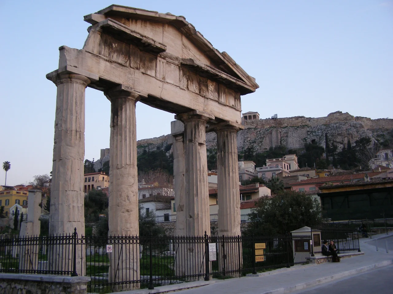 Athens - Roman Forum - Gate of Athena Archegetis