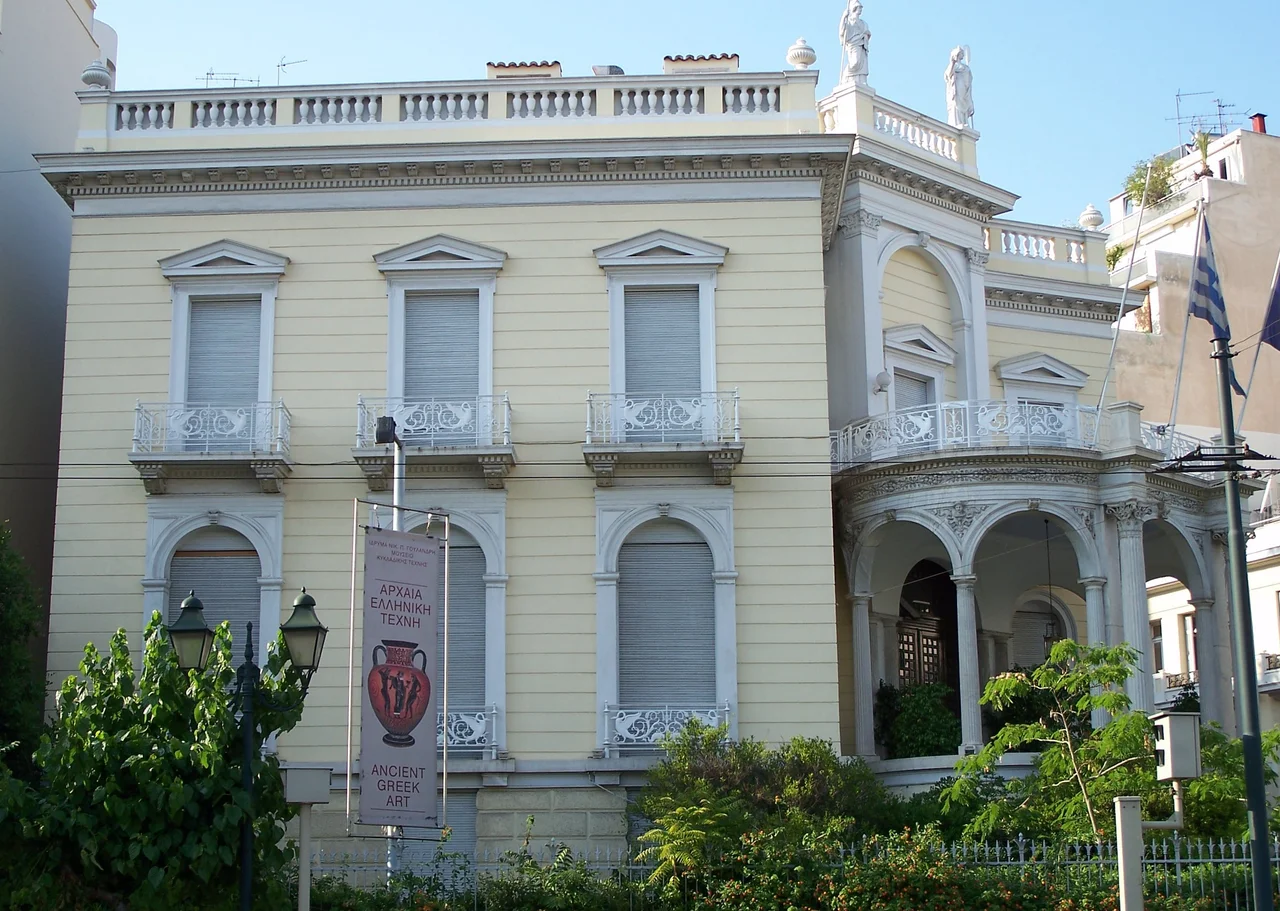 The Stathatos Mansion (Μέγαρο Σταθάτου) in Athens, house of Benaki museum.
