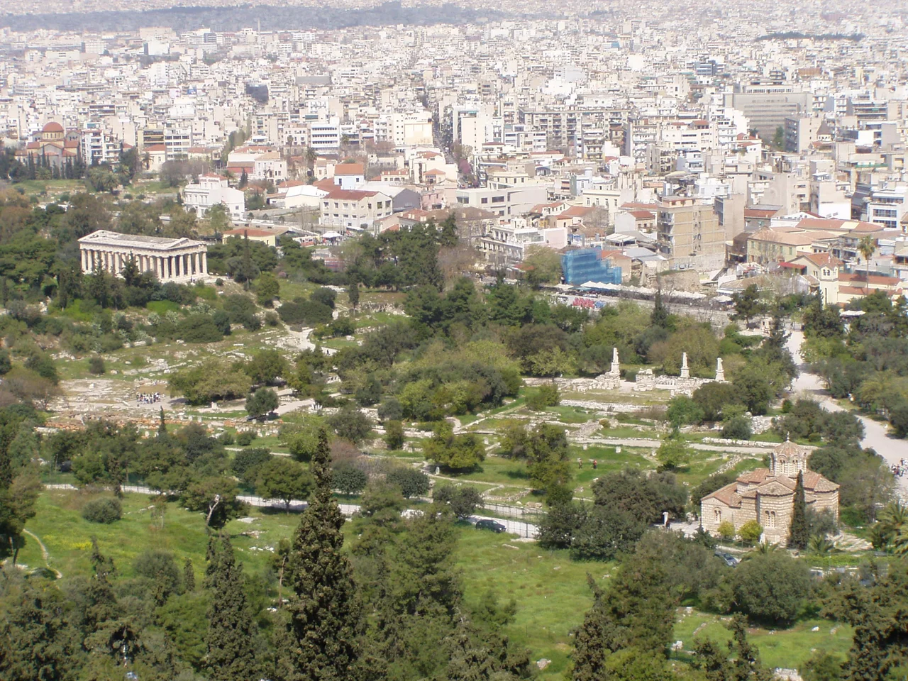 This is the Greek Agora of Athens.