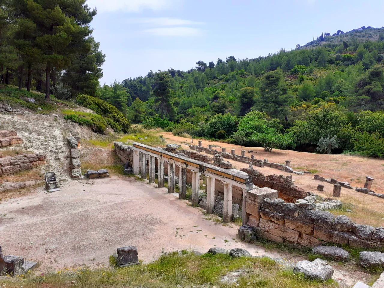 Αρχαιο θεατρο απο το Αμφιάρειο Ωρωπού