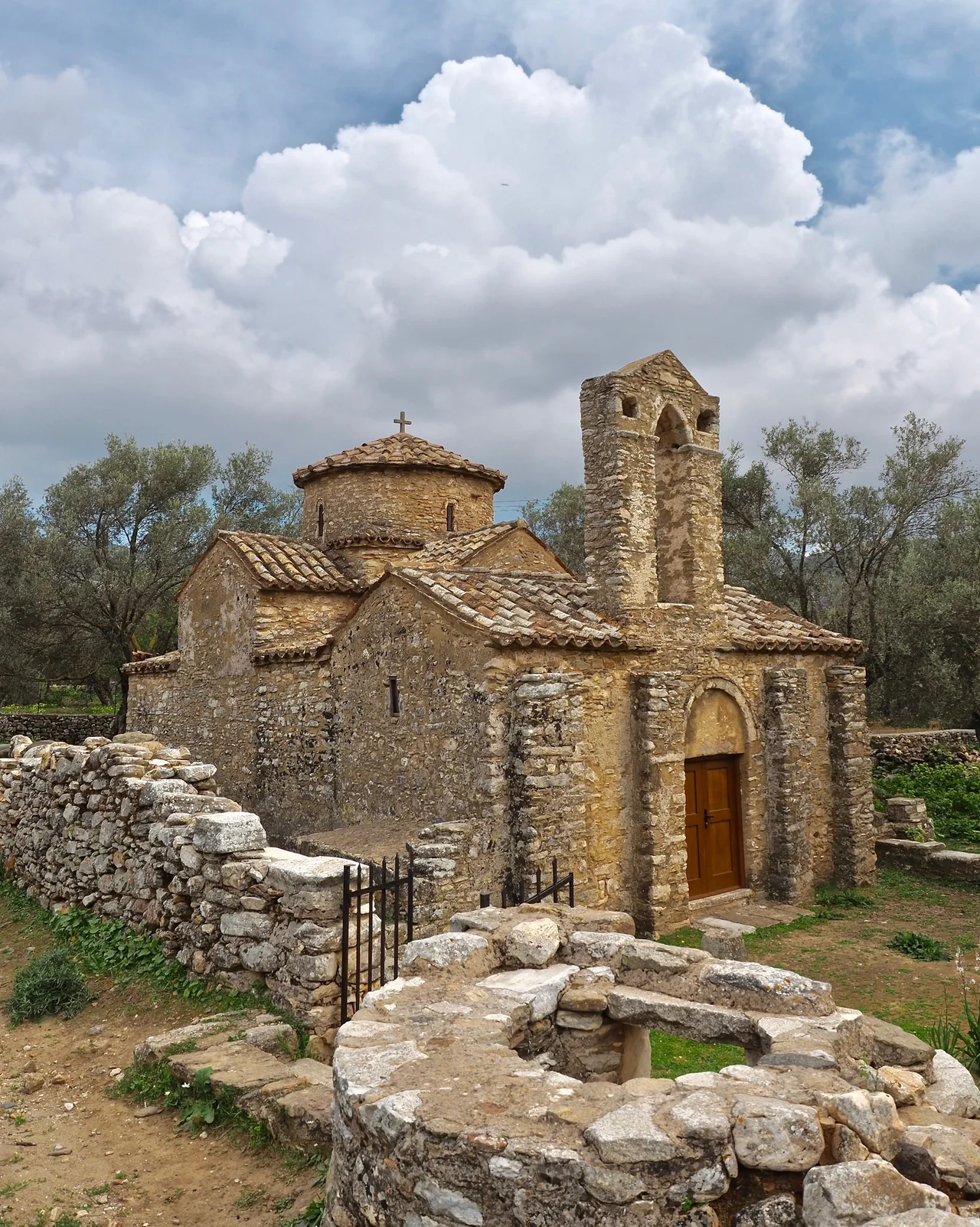 Saint George Diasoritis church in Halki, Naxos, Greece