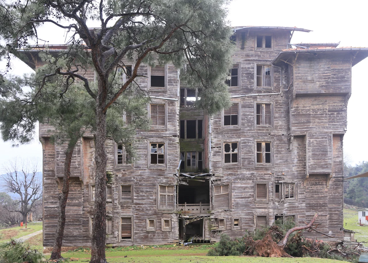 The old Greek Orphanage on Büyükada, an island in the Bosphorous