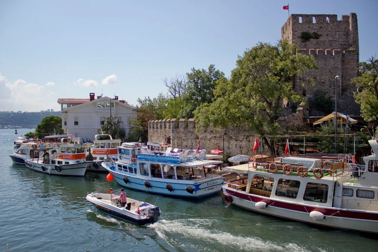 A view of the Anatolian fortress in Istanbul, Turkey