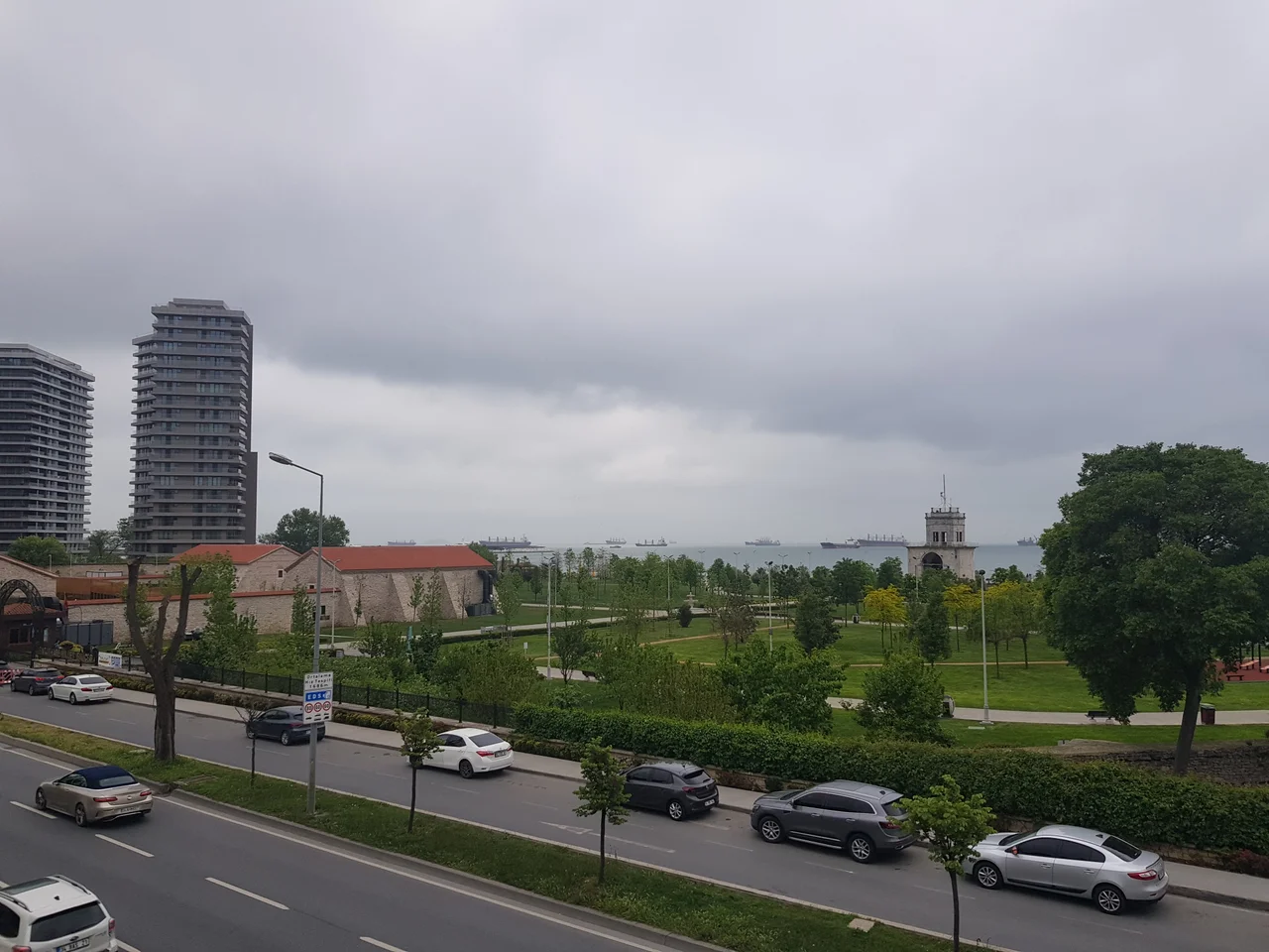Restored Atakoy Gunpowder complex in the new park