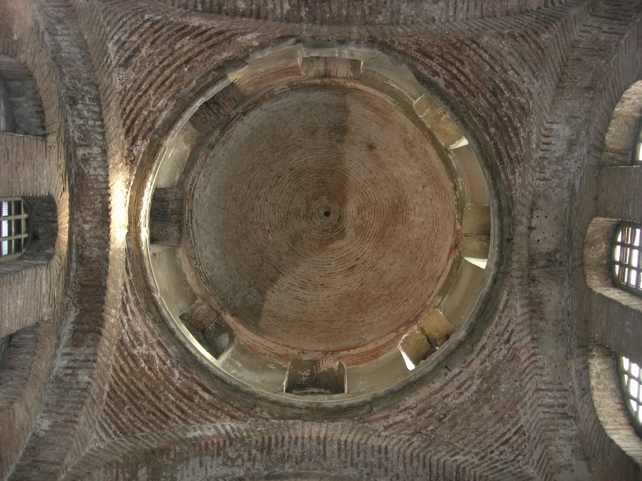 The dome of the former Church of the monastery of Constantine Lips( today mosque of Fenari Isa) in Istanbul