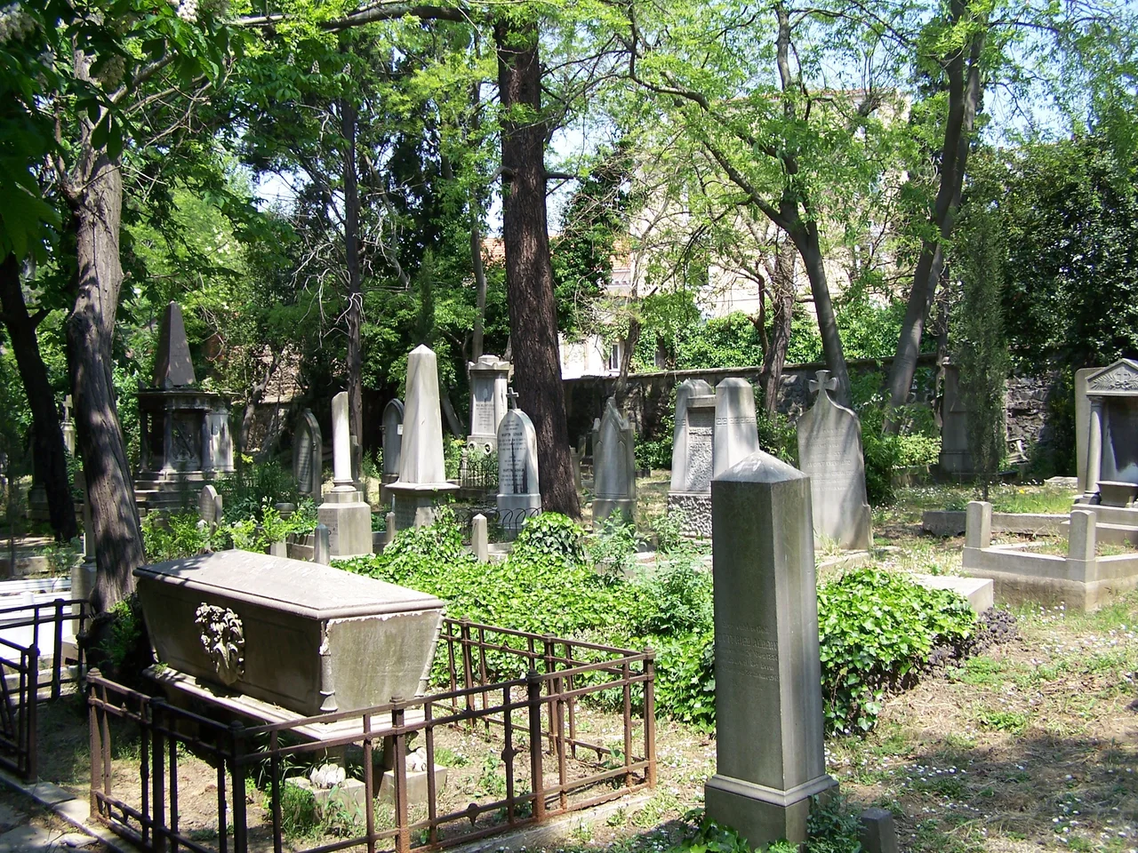 Protestant Cemetery in Şişli, İstanbul, Turkey