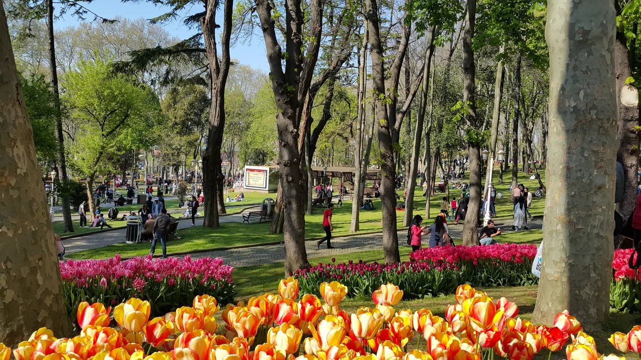 Gülhane Park, Istanbul, Turkey.