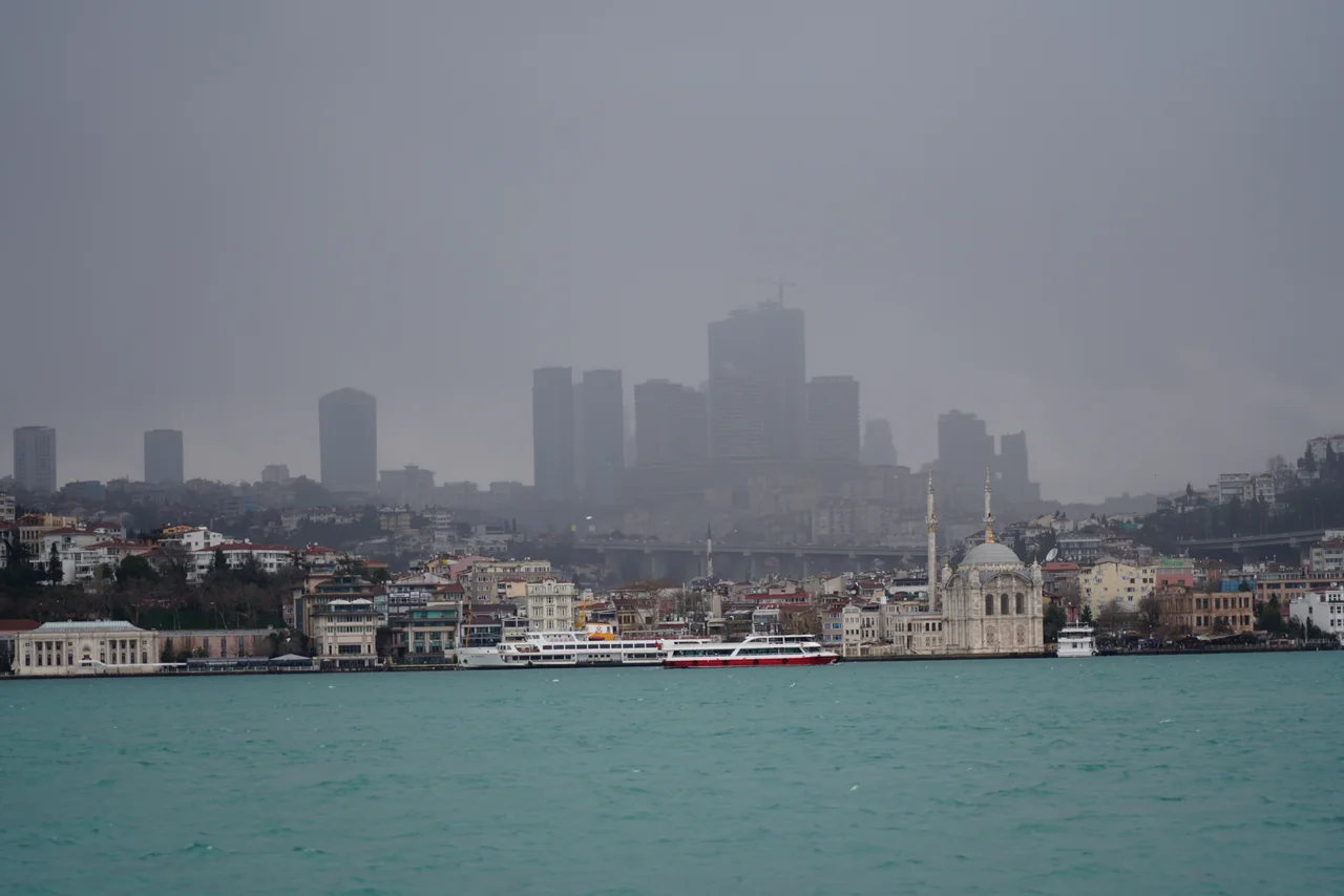 Galatasaray University, Ortaköy, Istanbul, seen from the sea